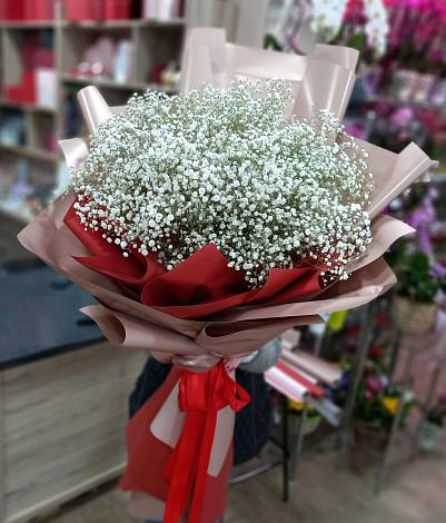 Букет цветов из: Гипсофила в Явасе