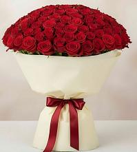Букет 101 Красная роза Милано в Явасе