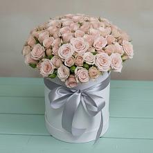 Цветочная композиция из Розы в шляпной коробке #REPLACE_PRED# Явасе