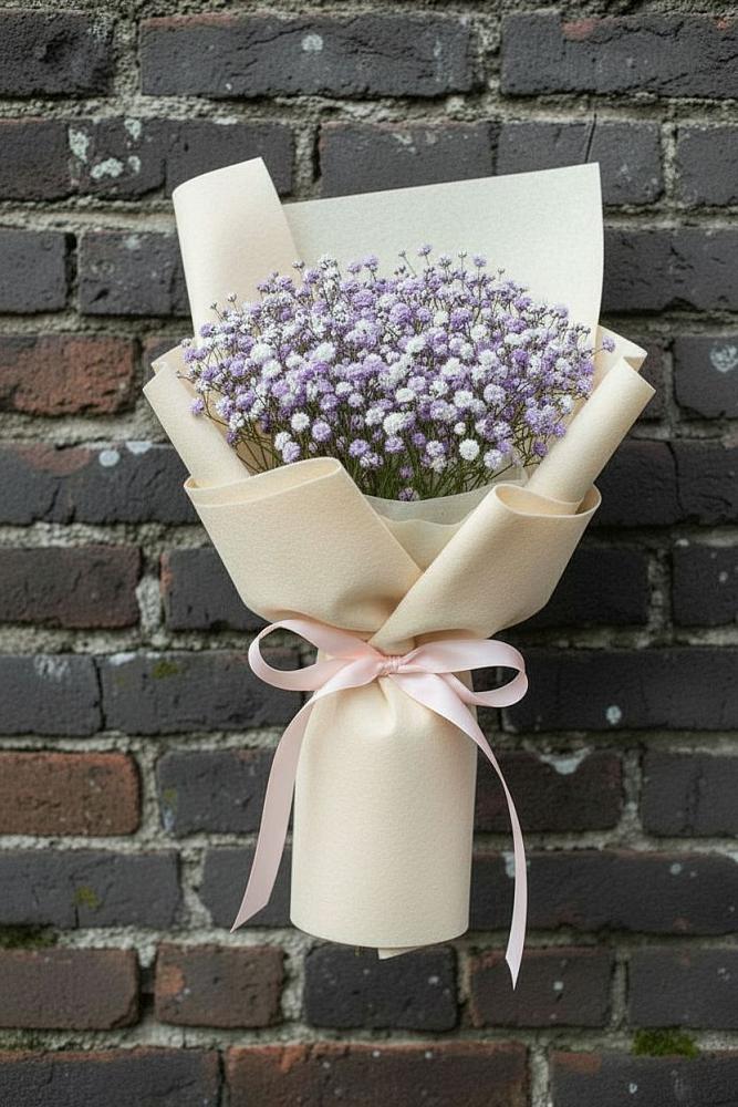 Букет цветов из: Гипсофила в Явасе