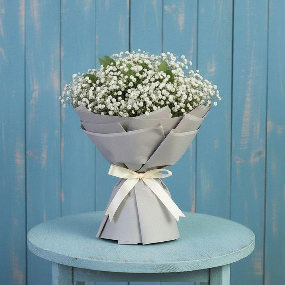 Букет цветов из: Гипсофила в Явасе