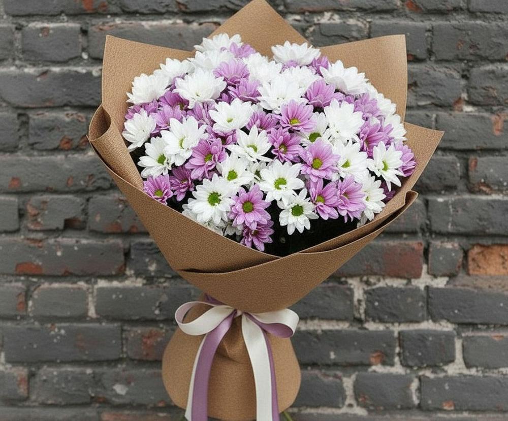 Букет цветов из: Хризантемы в Явасе