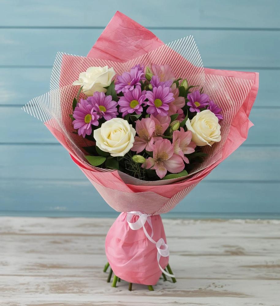 Букет цветов из: Герберы в Явасе