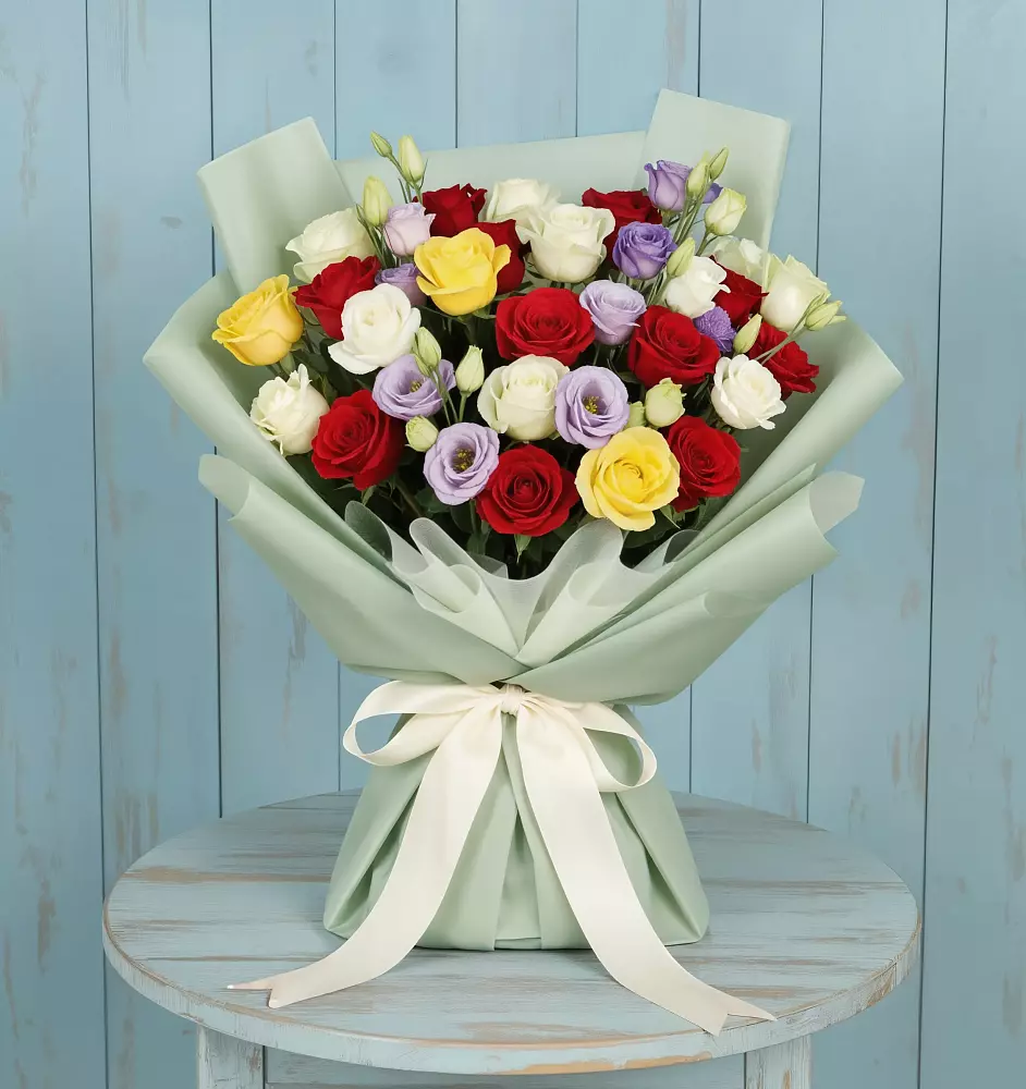 Букет цветов из: Розы в Явасе