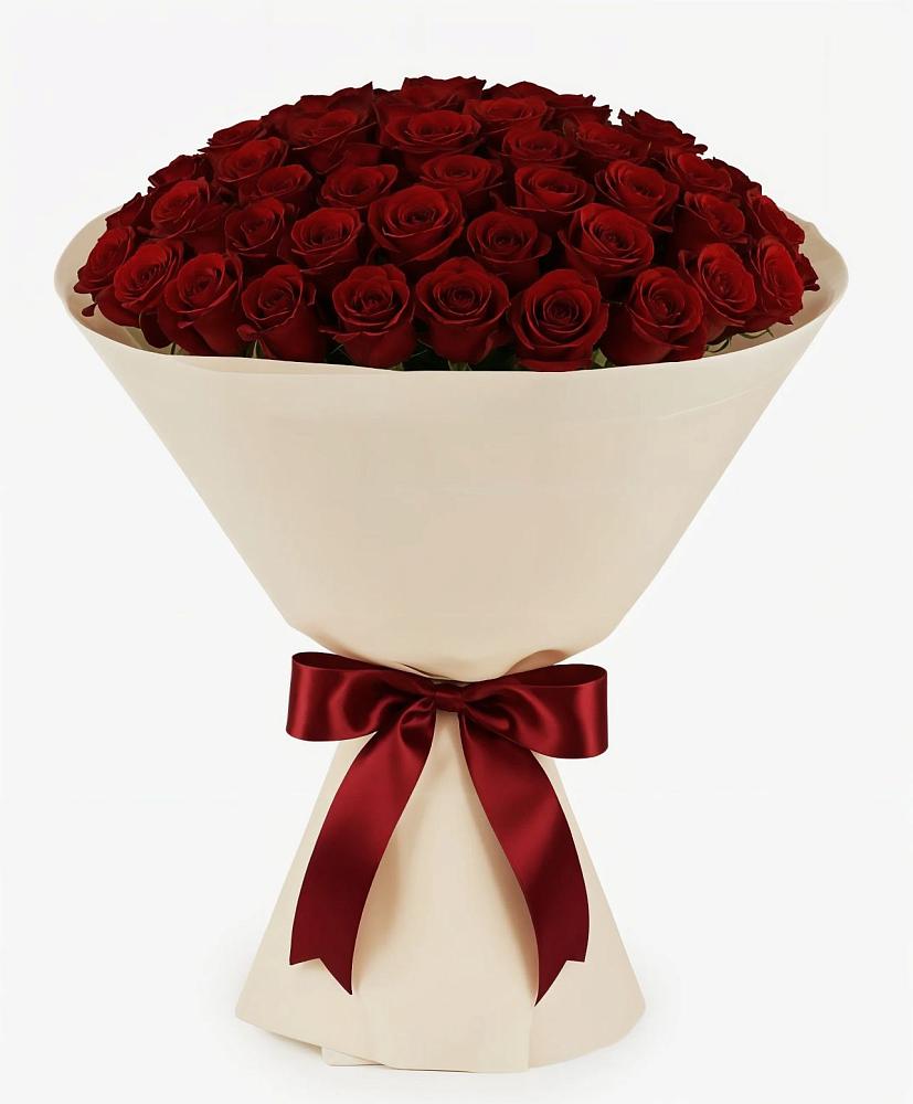 Букет 101 Бордовая роза Блэк Бакарра в Явасе