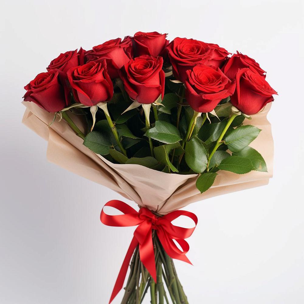 Букет 11 Красных роз Эдлесс Лав в Явасе